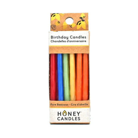 Beeswax Birthday Candles - Royal or pastel