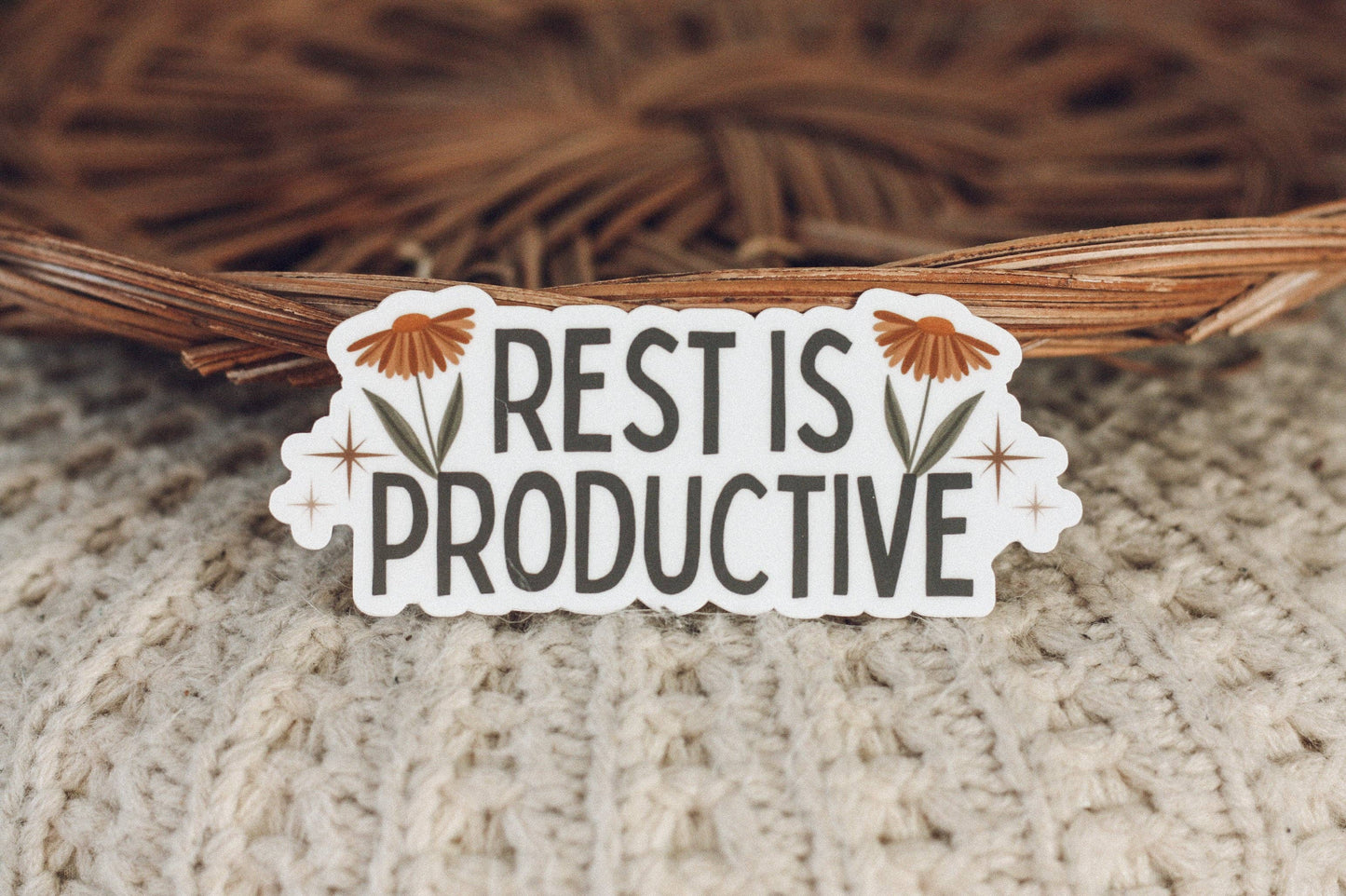 Rest is Productive Sticker