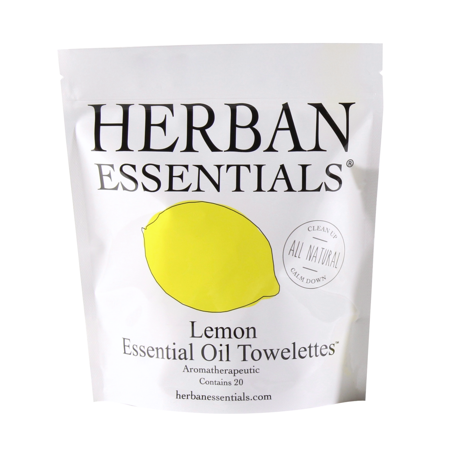 20 Individually Wrapped Lemon Towelettes