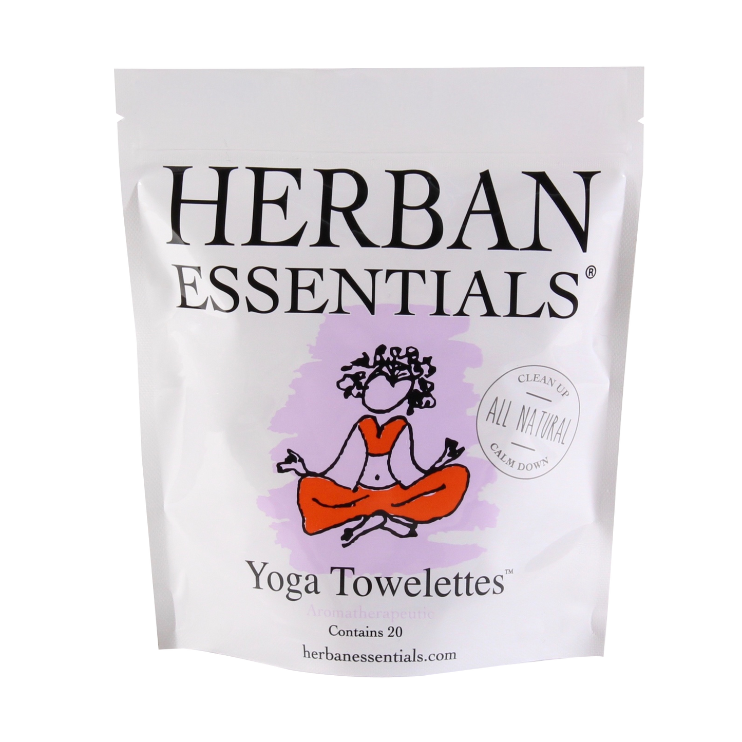 20 Individually Wrapped Yoga Towelettes