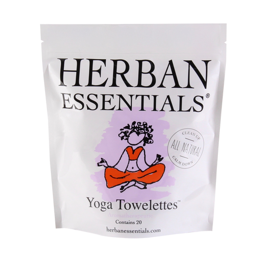 20 Individually Wrapped Yoga Towelettes