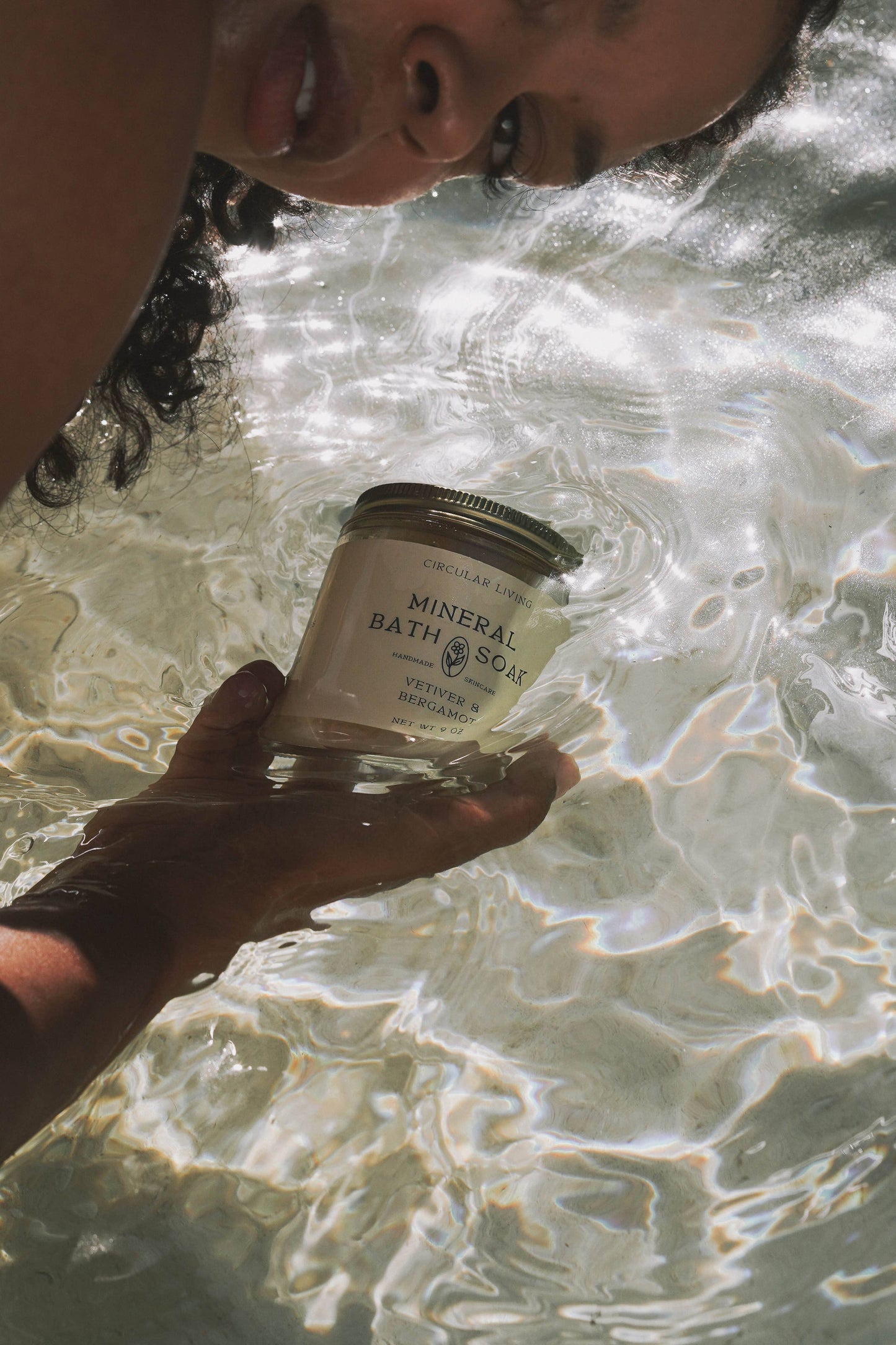 Mineral Bath Soak, Vetiver & Bergamot