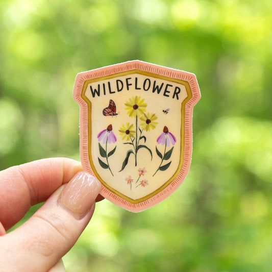 Wildflower Badge Decal Sticker