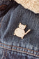 White Cat Enamel Pin