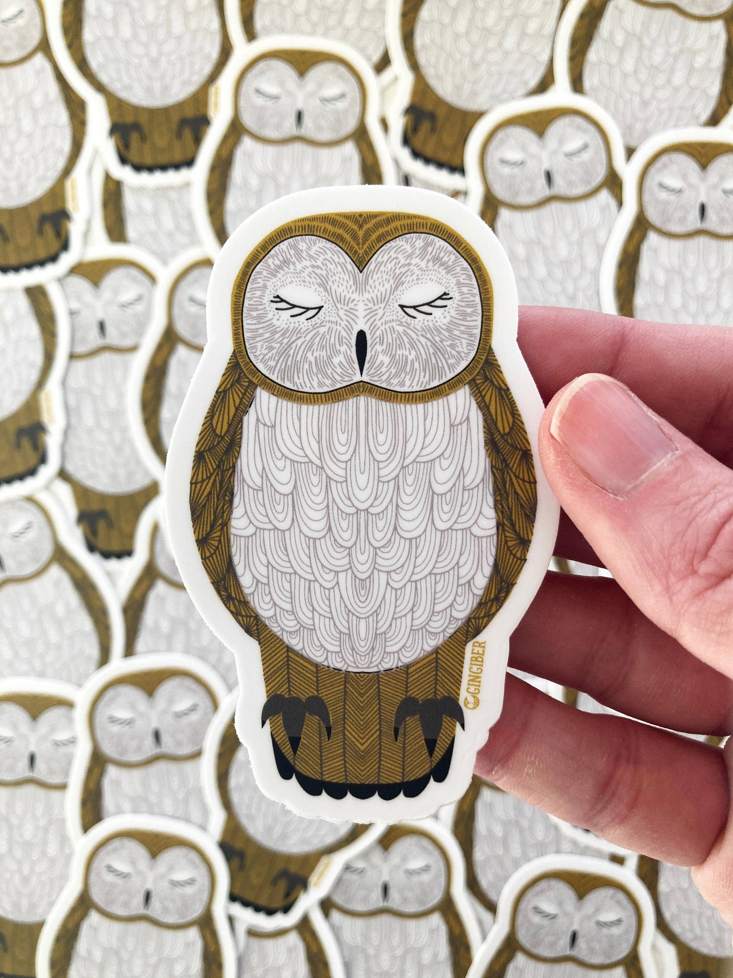 Nocturnal Owl Sticker