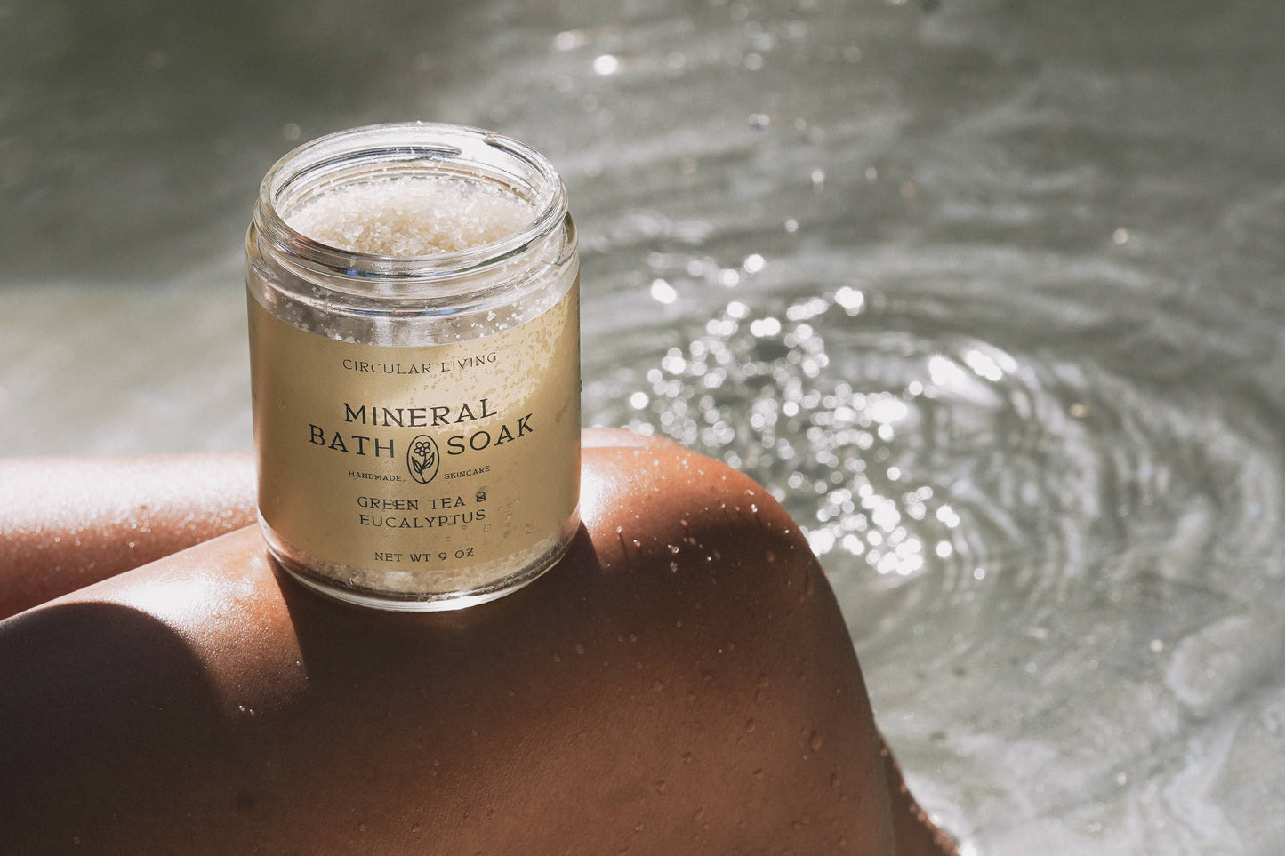 Mineral Bath Soak, Vetiver & Bergamot