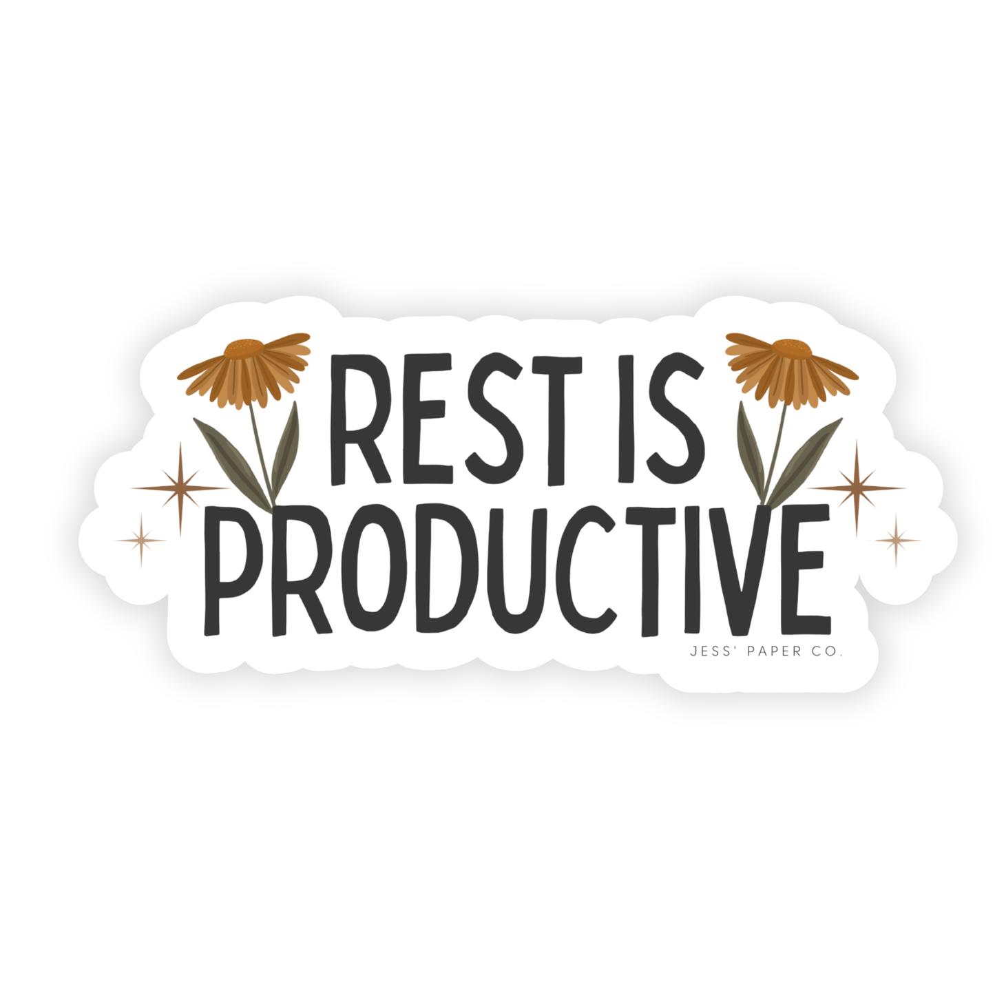 Rest is Productive Sticker