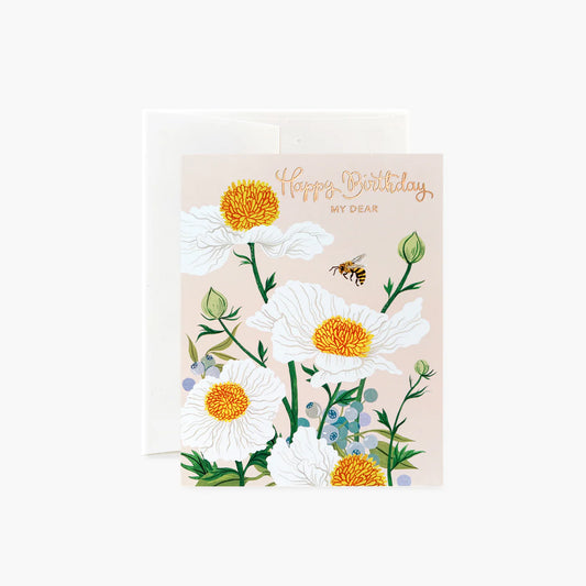 Matilija Poppy Birthday Card